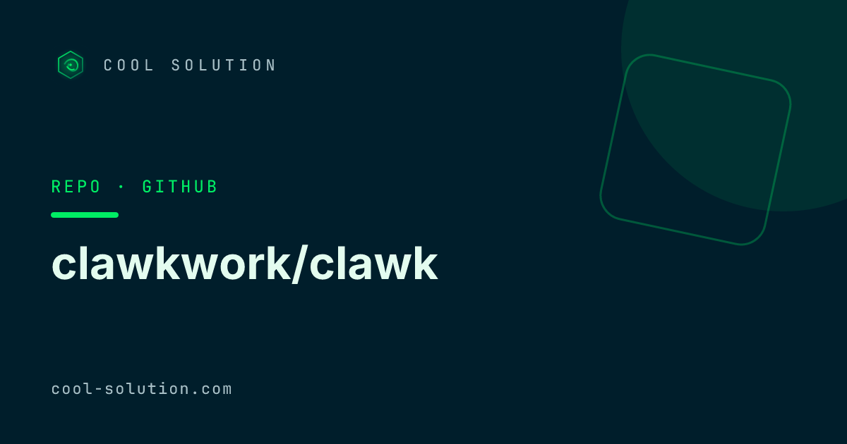Preview of clawkwork/clawk